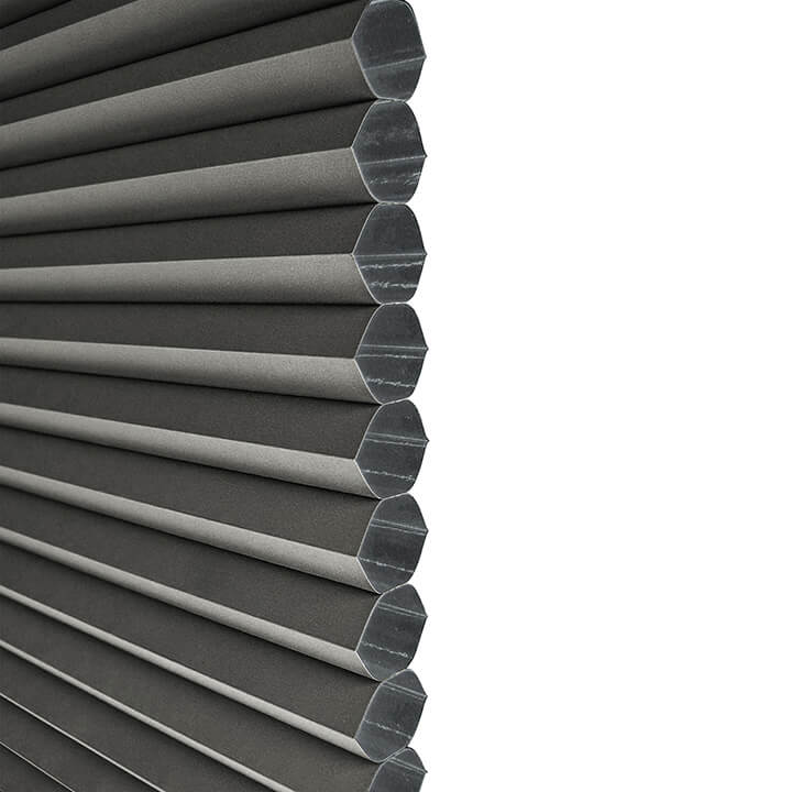 Brescia 電動標準型遮光蜂巢簾無菸煤 (Anthracite)