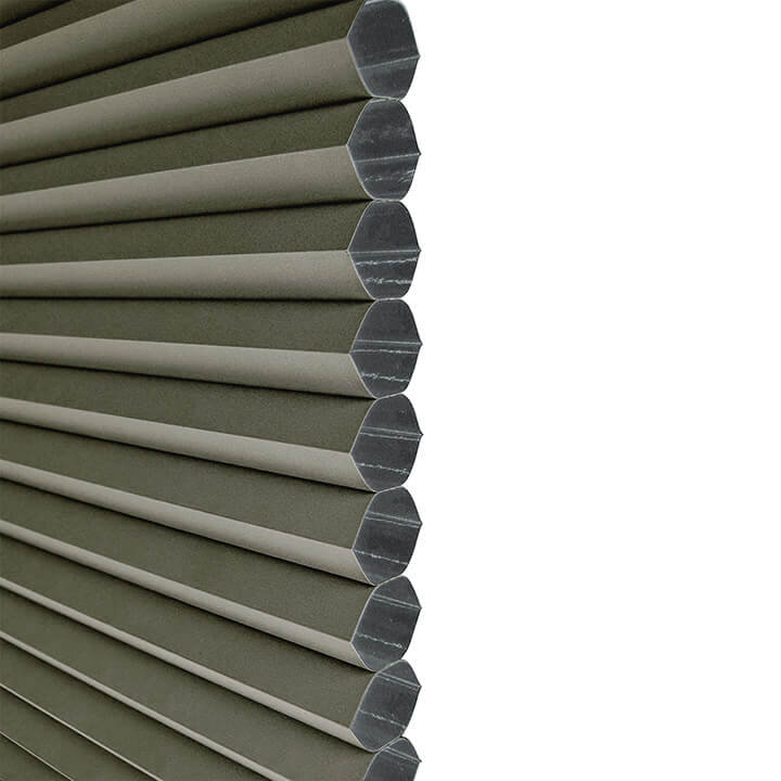 Brescia 手提上下開合遮光蜂巢簾灰褐 (Antique Pewter)