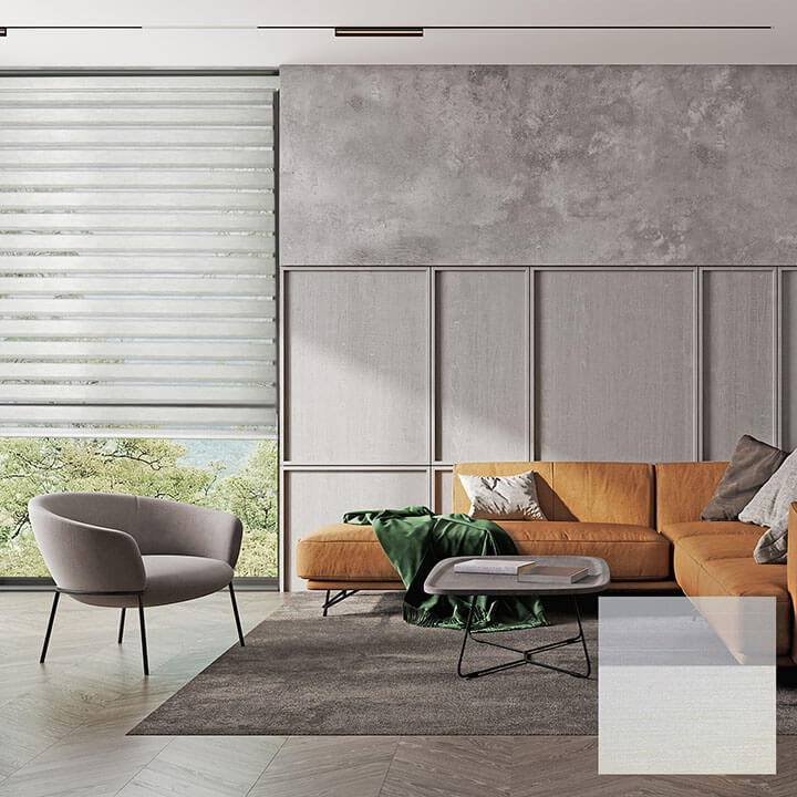 Asti 電動半透光斑馬簾貝殼色 (Shell)