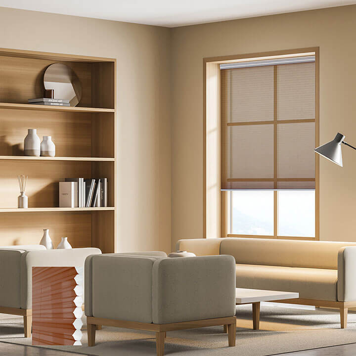 Lucca 標準型單循環紗蜂巢簾紅陶 (Terra Cotta)