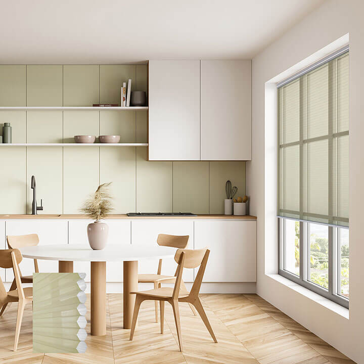 Lucca 標準型單循環紗蜂巢簾春綠 (Spring Green)