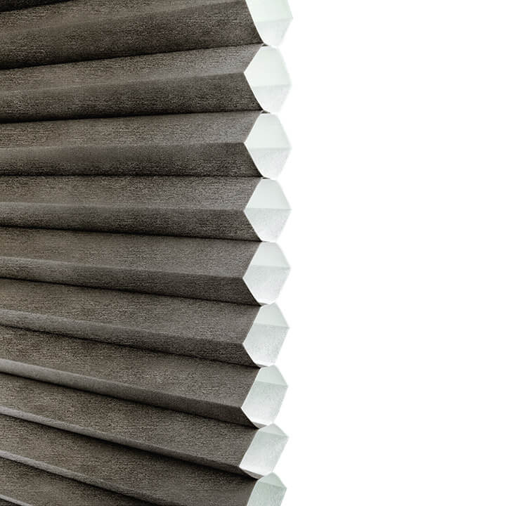 Brescia 標準型單循環半透光蜂巢簾無菸煤 (Anthracite)