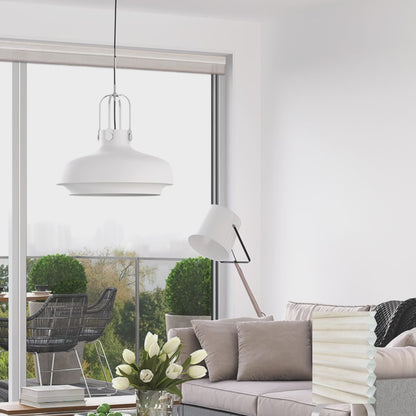 Brescia 電動標準型半透光蜂巢簾冬白 (Winter White)